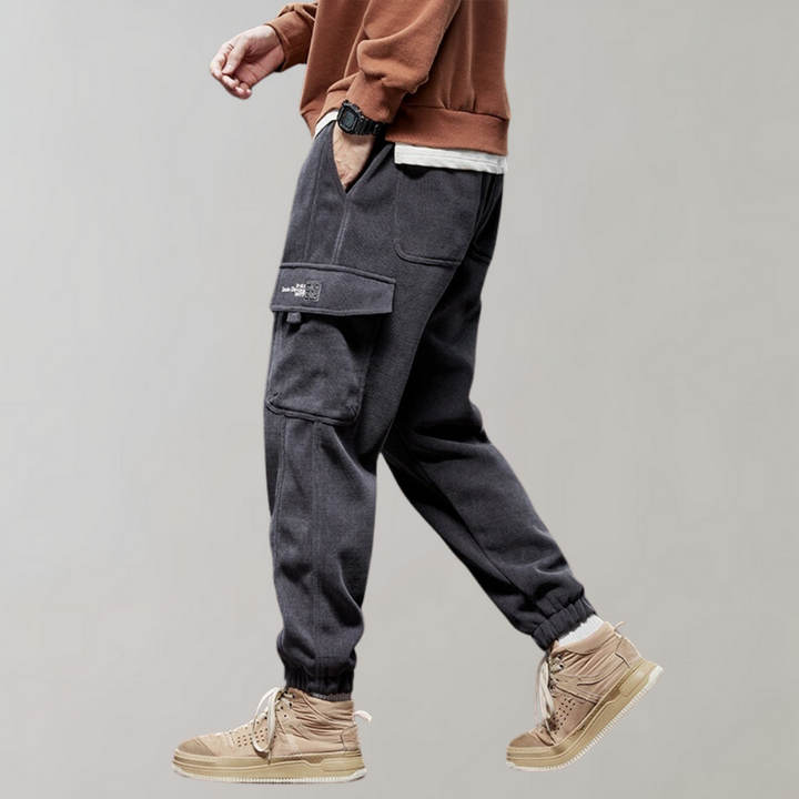 Terry | Cozy Relaxed Fit Jogger Cargo Pants
