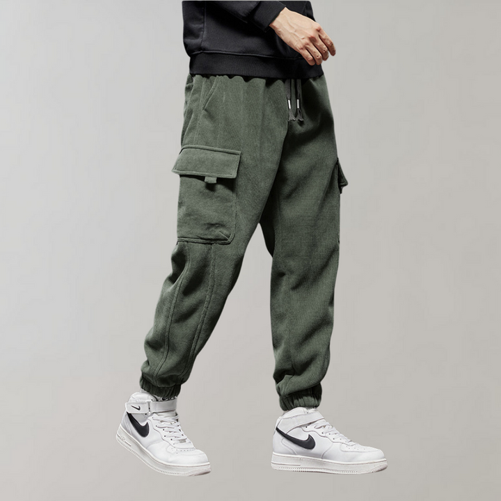 Terry | Cozy Relaxed Fit Jogger Cargo Pants