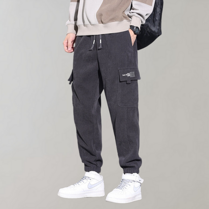 Terry | Cozy Relaxed Fit Jogger Cargo Pants