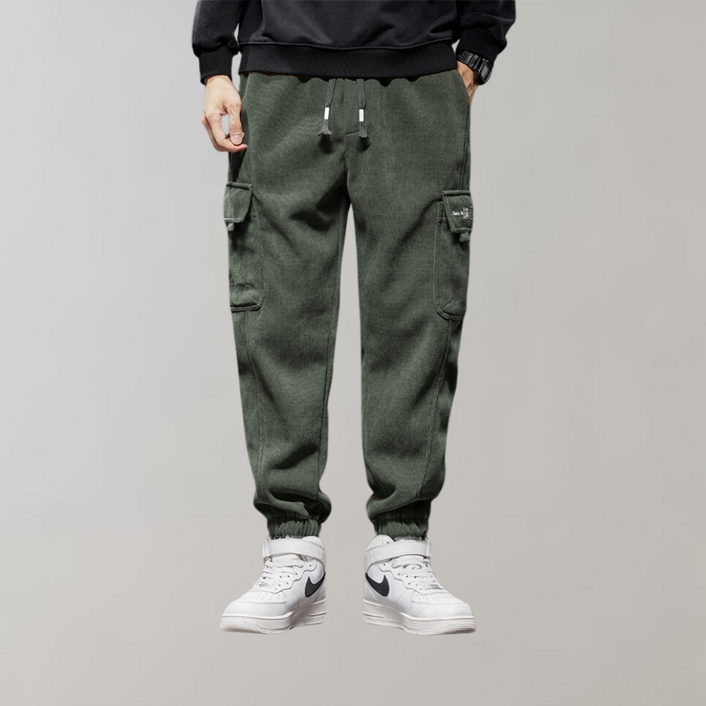 Terry | Cozy Relaxed Fit Jogger Cargo Pants