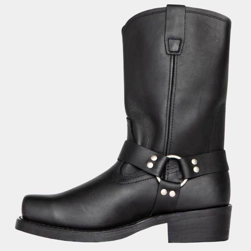 Tiffany | Chic Harness Mid-Calf Cowboy Boots