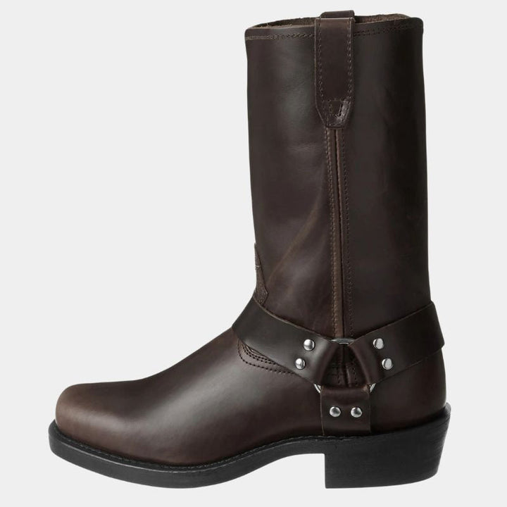 Tiffany | Chic Harness Mid-Calf Cowboy Boots