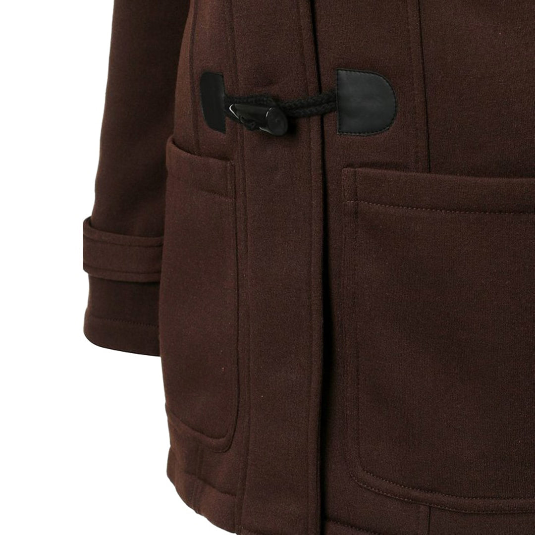 Virginia | Timeless Hooded Fuzzy-Trim Duffle Coat