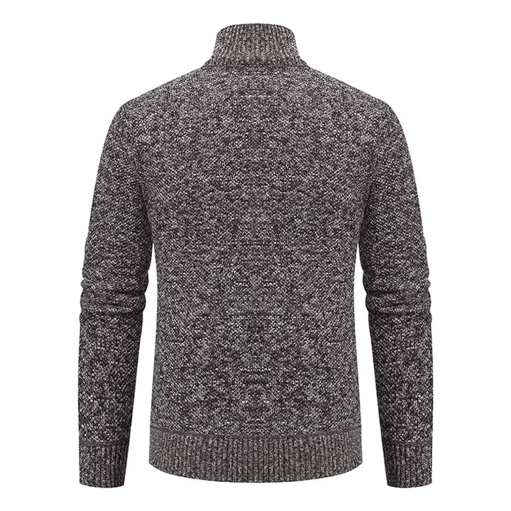 Walter | Refined Full Zip Mock Neck Mens Sweaters