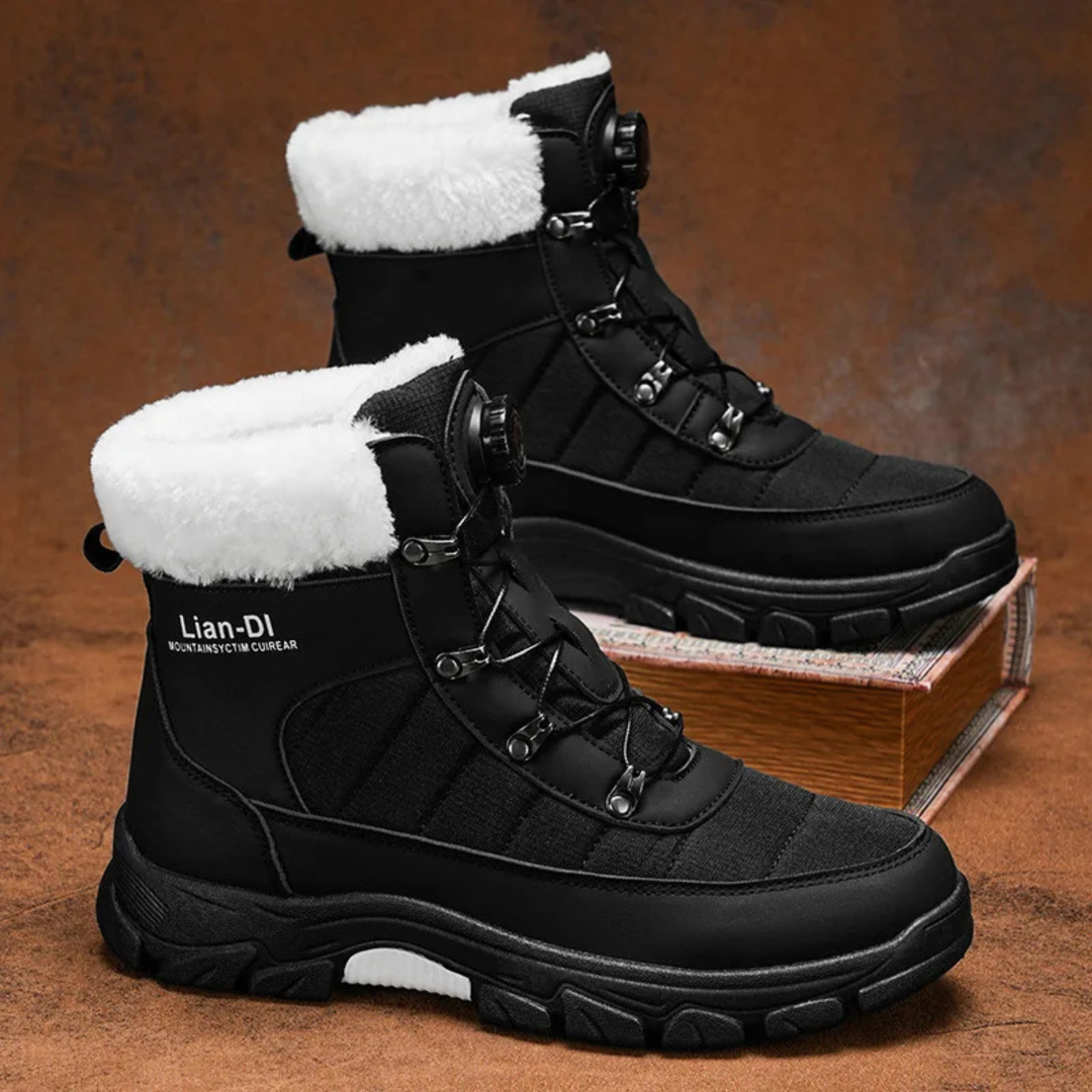 Walter | Sophisticated High Top Fur Lined Snow Boots