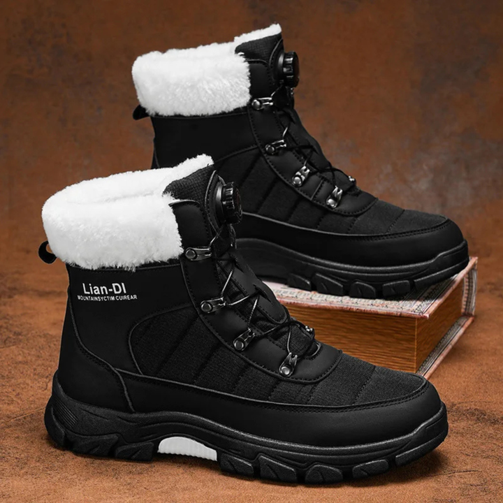 Walter | Sophisticated High Top Fur Lined Snow Boots