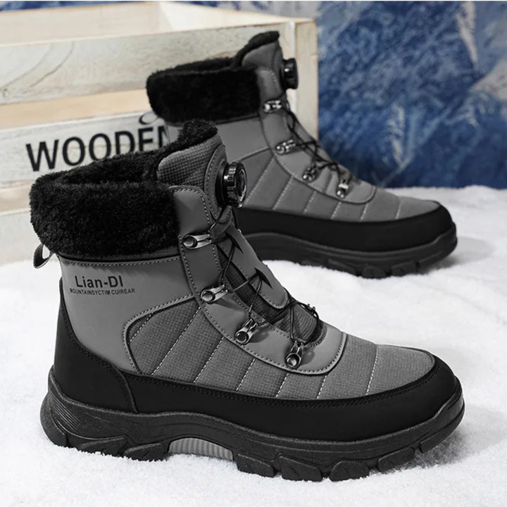 Walter | Sophisticated High Top Fur Lined Snow Boots