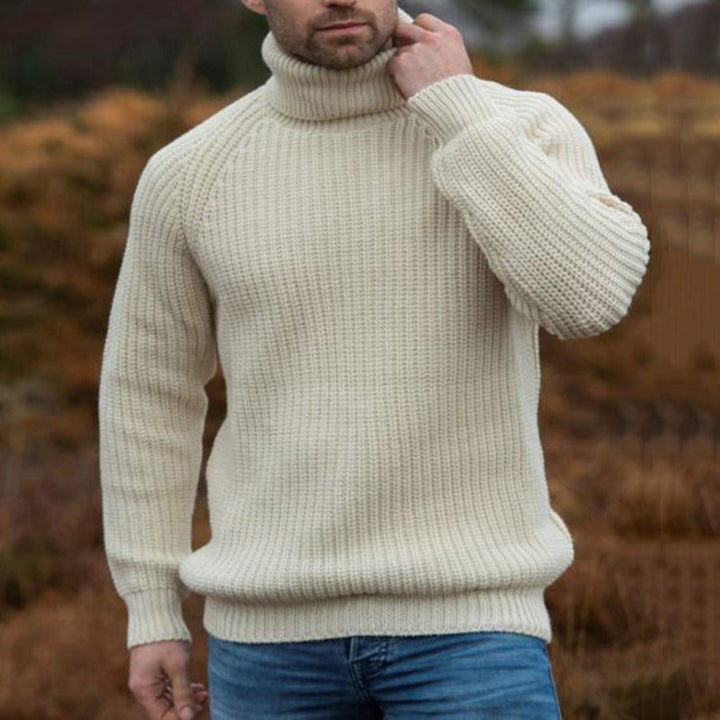 Wayne | Elegant Ribbed Turtleneck Sweater
