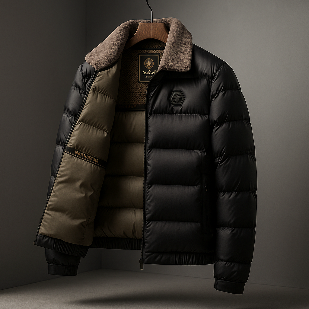 Wayne | Refined Quilted Winter Mens Puffer Jacket