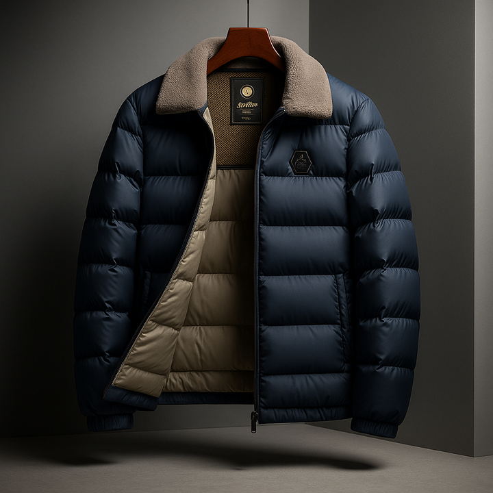 Wayne | Refined Quilted Winter Mens Puffer Jacket