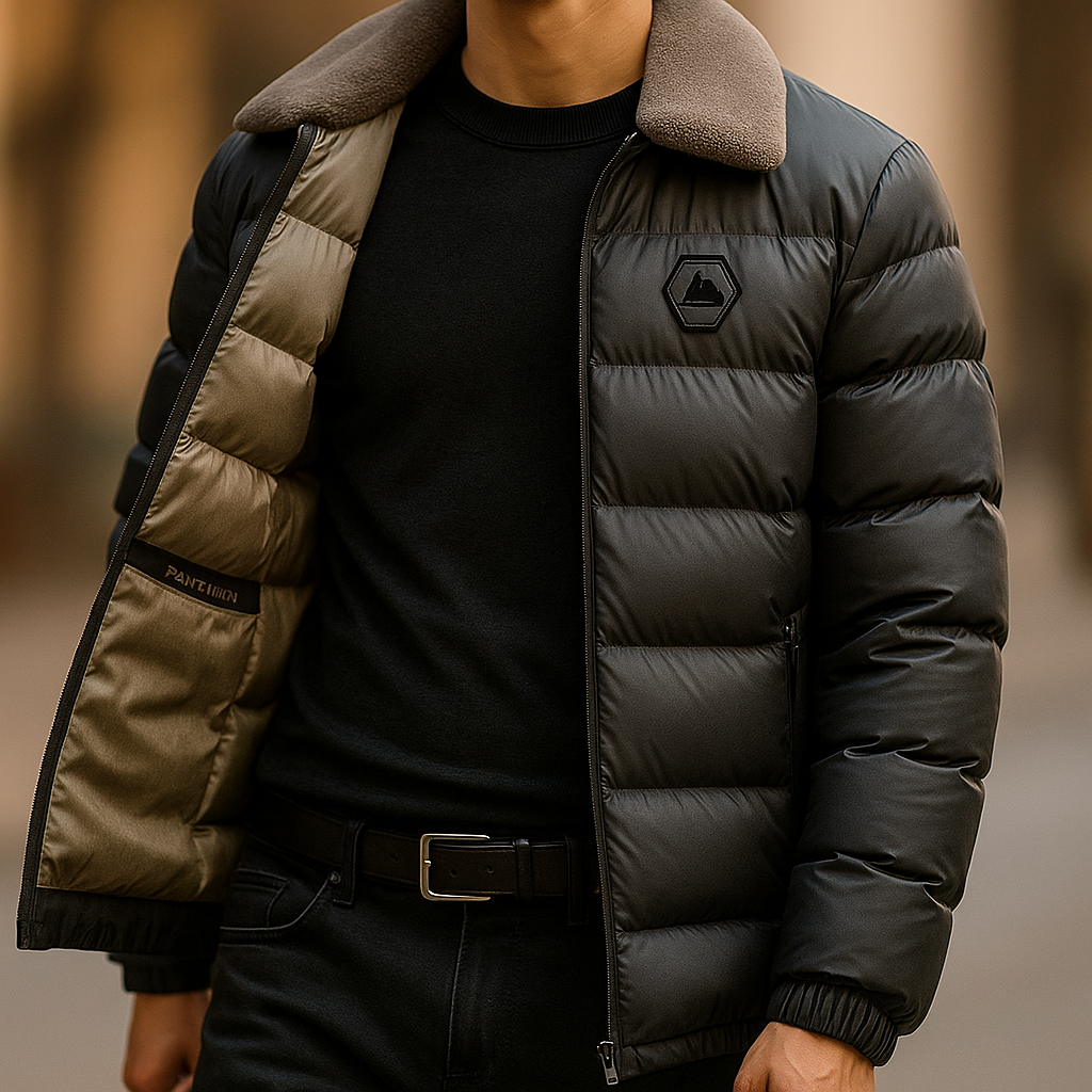 Wayne | Refined Quilted Winter Mens Puffer Jacket