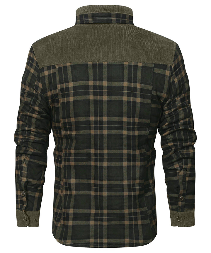 Willie | Stylish Sherpa-Lined Plaid Flannel Jacket