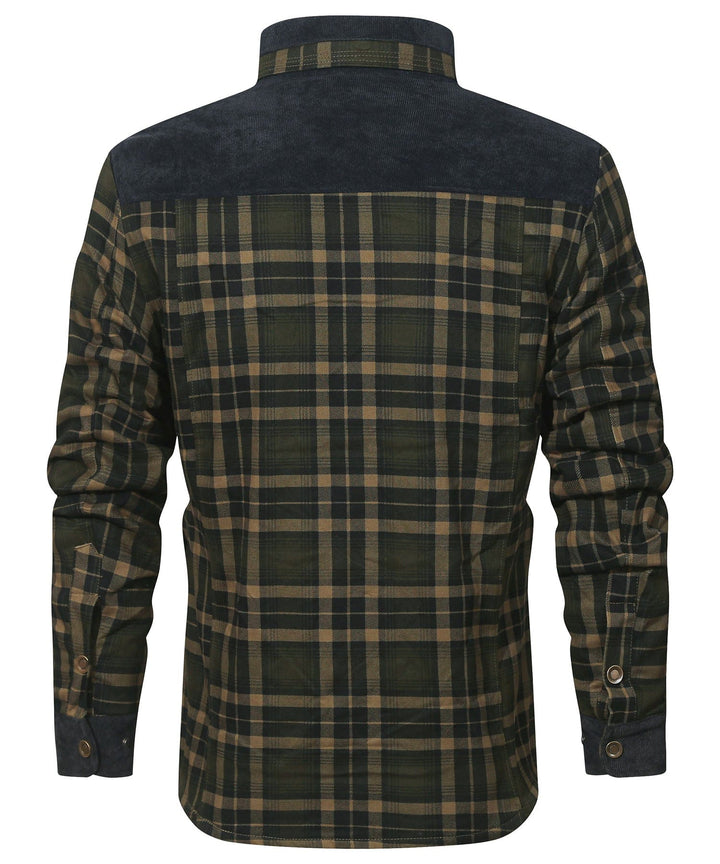 Willie | Stylish Sherpa-Lined Plaid Flannel Jacket