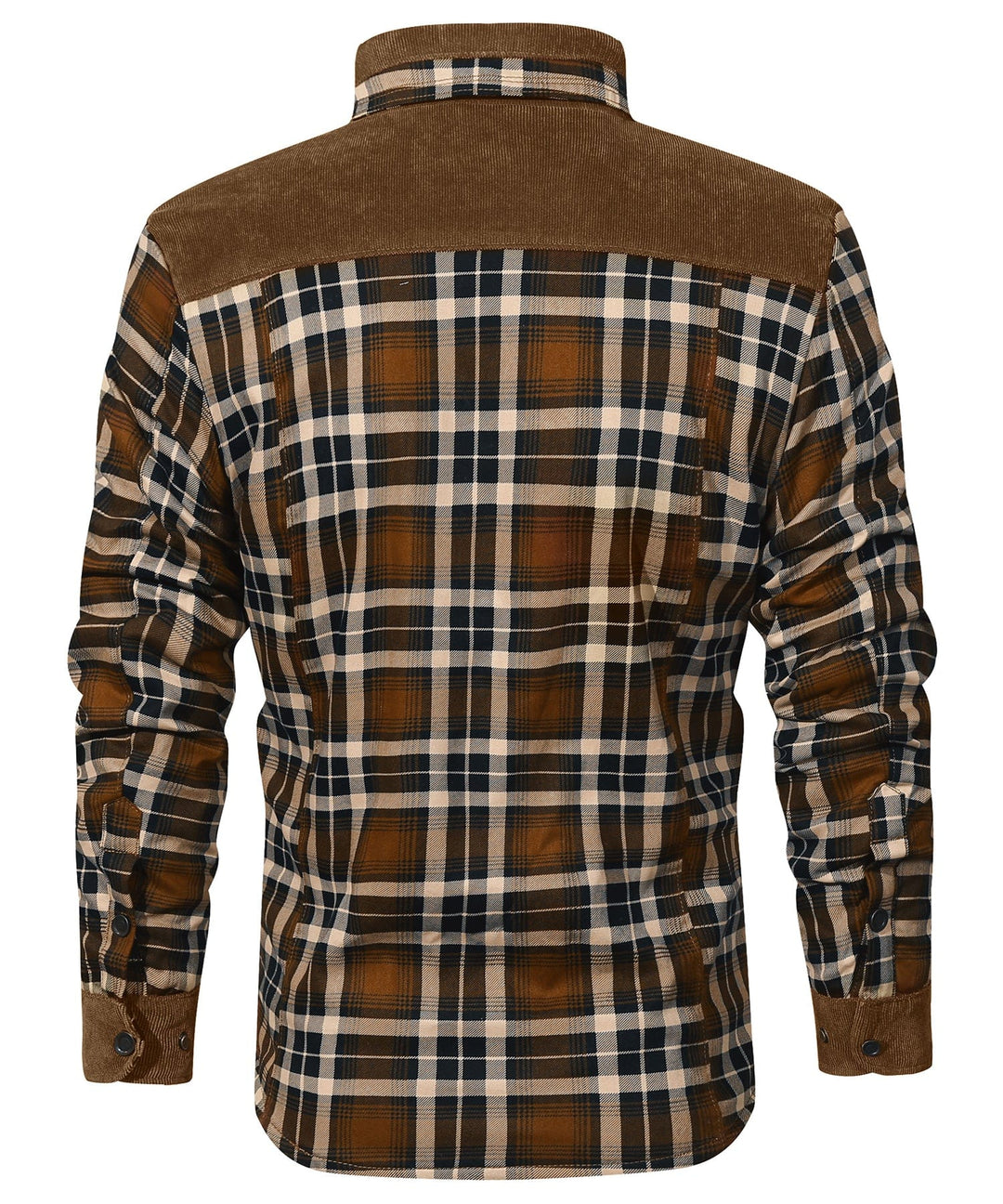 Willie | Stylish Sherpa-Lined Plaid Flannel Jacket