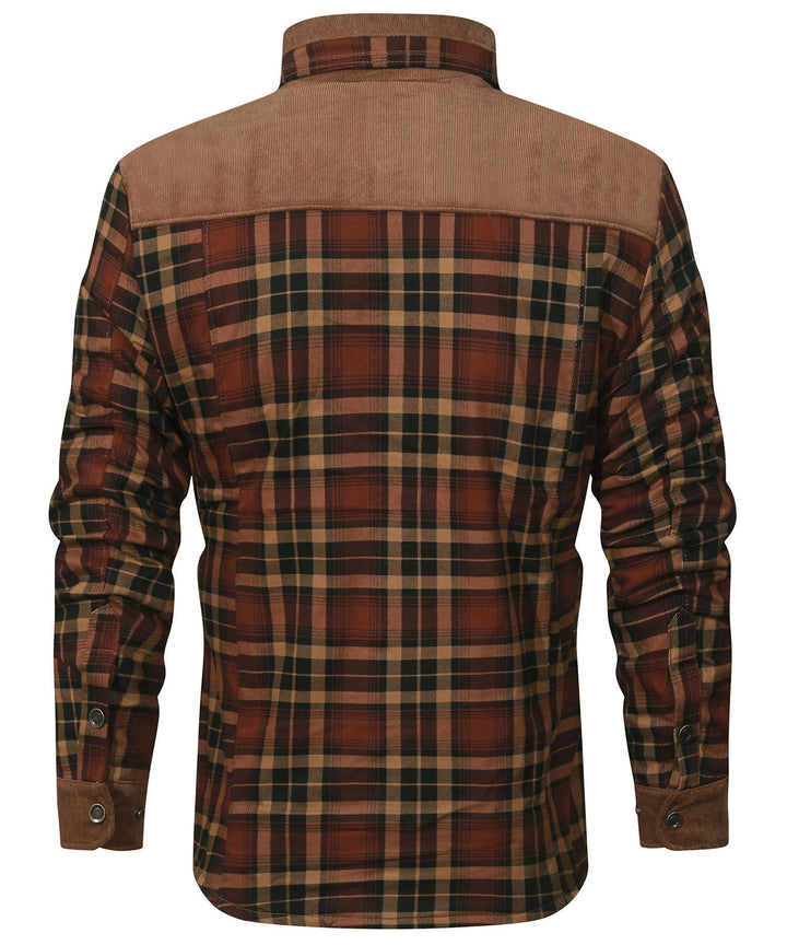 Willie | Stylish Sherpa-Lined Plaid Flannel Jacket