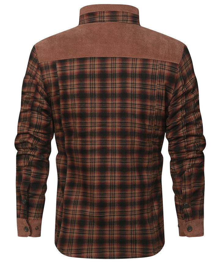 Willie | Stylish Sherpa-Lined Plaid Flannel Jacket