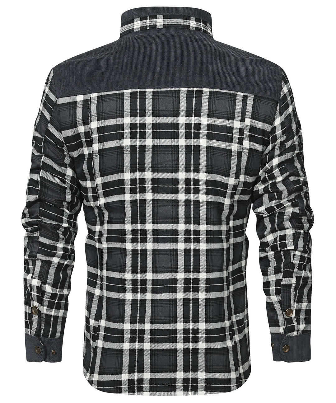 Willie | Stylish Sherpa-Lined Plaid Flannel Jacket