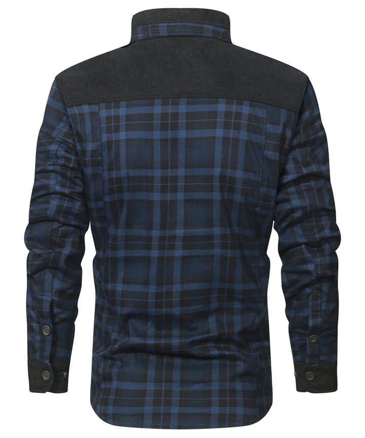 Willie | Stylish Sherpa-Lined Plaid Flannel Jacket