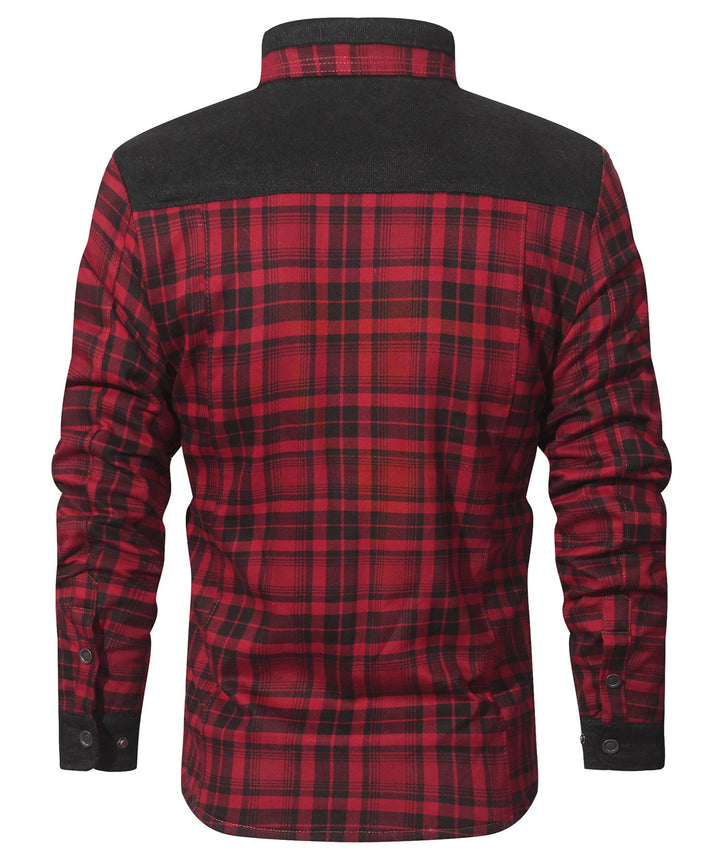 Willie | Stylish Sherpa-Lined Plaid Flannel Jacket