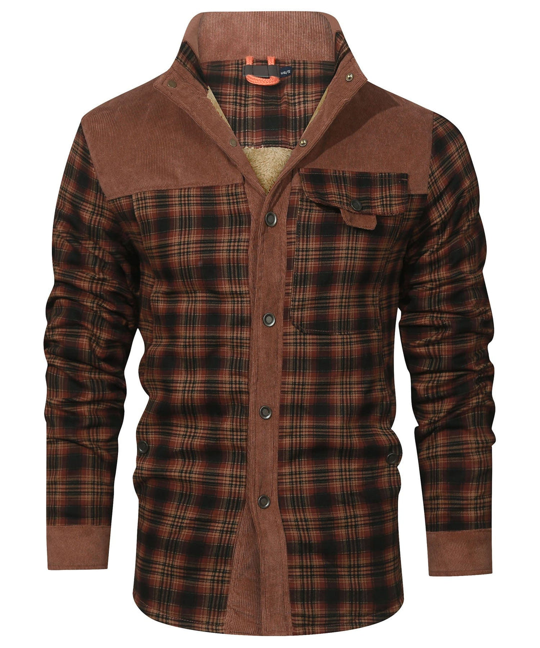 Willie | Stylish Sherpa-Lined Plaid Flannel Jacket
