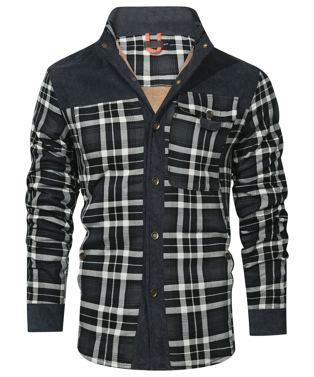 Willie | Stylish Sherpa-Lined Plaid Flannel Jacket