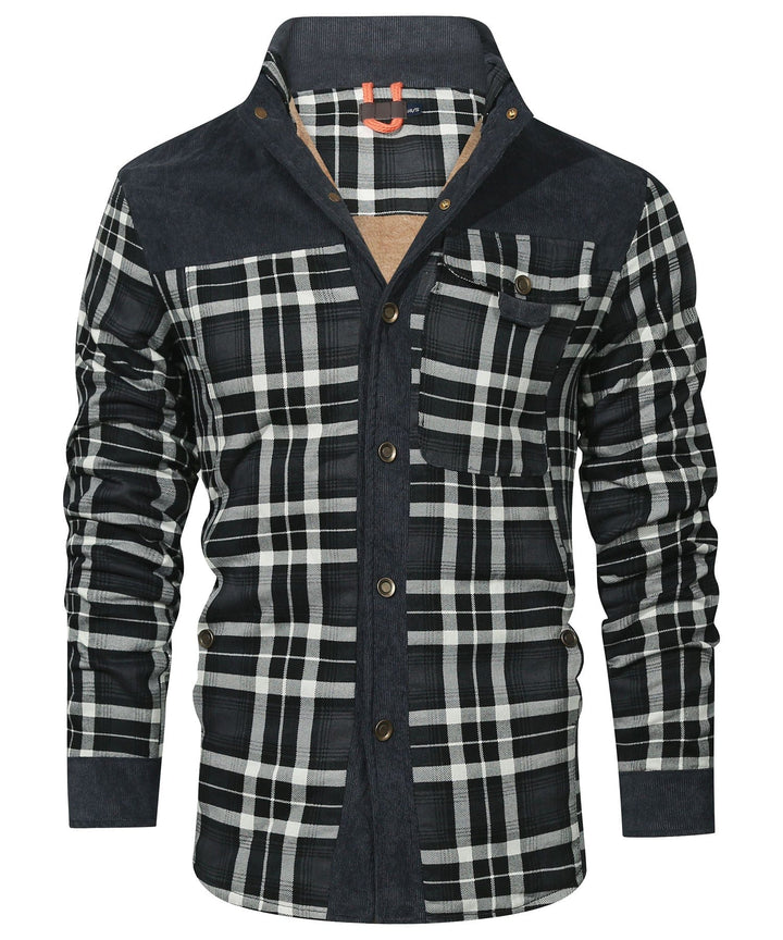 Willie | Stylish Sherpa-Lined Plaid Flannel Jacket