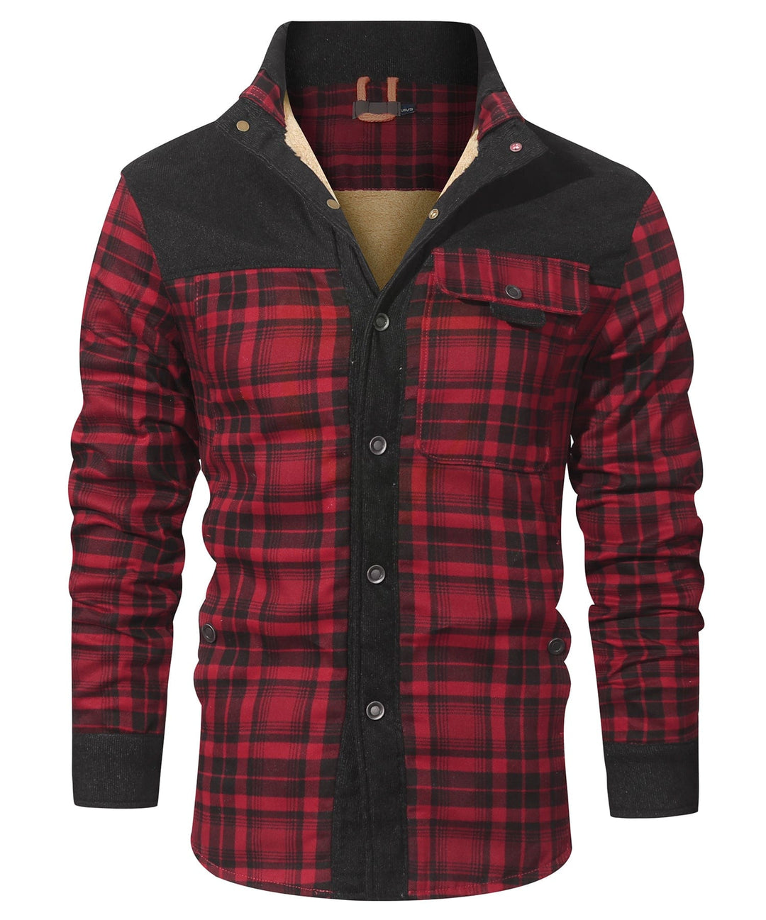 Willie | Stylish Sherpa-Lined Plaid Flannel Jacket